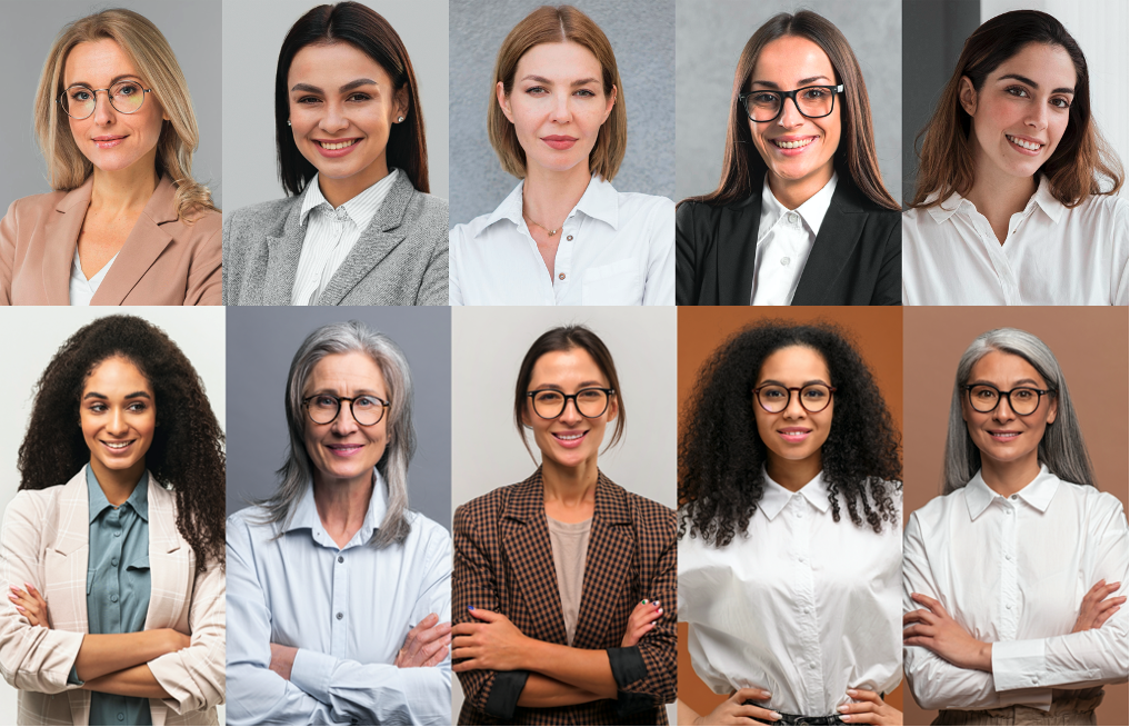 Portraits de 10 femmes